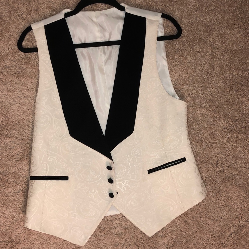 White tuxedo vests!